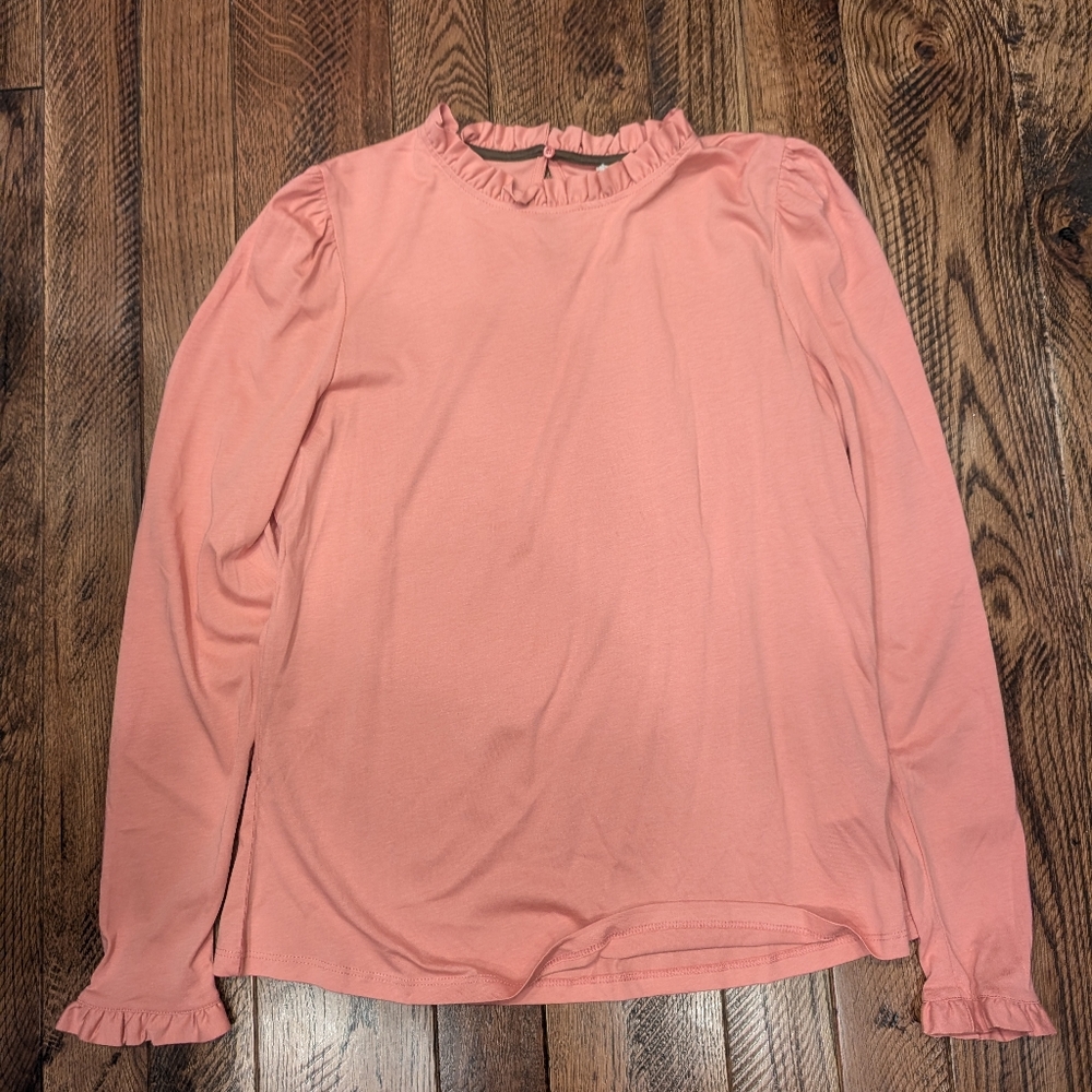 NWT Boden Pink Jersey Shirt Size 10